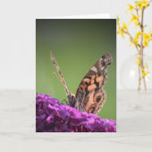 Vlinder, kaart (Gele Bloem)
