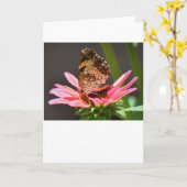 Vlinder, kaart (Gele Bloem)