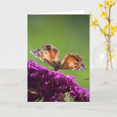 Vlinder, kaart (Gele Bloem)