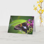 Vlinder, kaart (Gele Bloem)