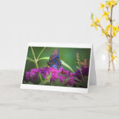 Vlinder, kaart (Gele Bloem)