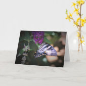 Vlinder, kaart (Gele Bloem)