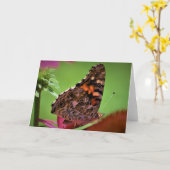 Vlinder, kaart (Gele Bloem)
