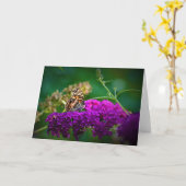 Vlinder, kaart (Gele Bloem)