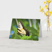Vlinder, kaart (Gele Bloem)
