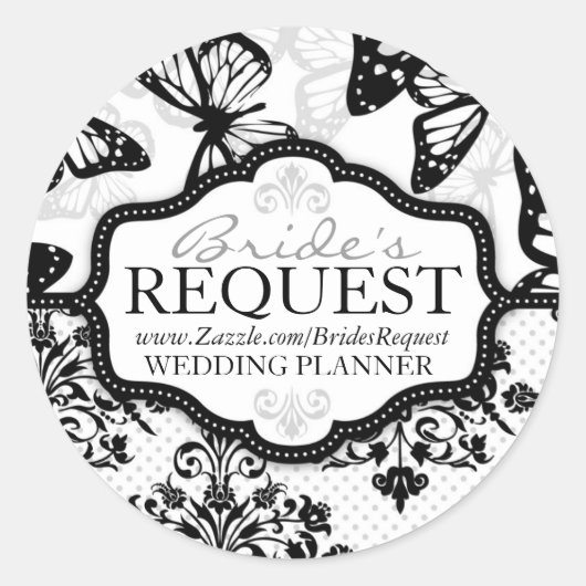 vlinder kisses bold business Sticker (Voorkant)