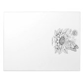 Vlinder Kleurplaten Notitieblok (Voorkant)