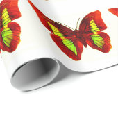 Vlinder Kleurrijk Kunstwerk Verpakkend Document Cadeaupapier (Rol Hoek)