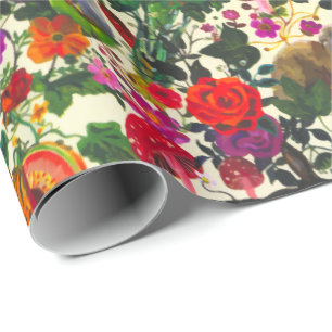  vlinder Konijnenkonijn Waterverf van Florence Cadeaupapier