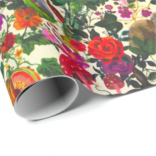 vlinder Konijnenkonijn Waterverf van Florence Cadeaupapier (Rol Hoek)