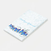 Vlinder Kunst 37 Opties Post-it® Notes (Schuin)