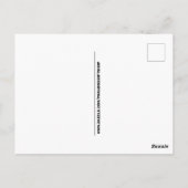 VLINDER KUNST KLEURRIJK BRIEFKAART (Achterkant)