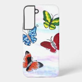 "Vlinder Label" Samsung Galaxy Hoesje