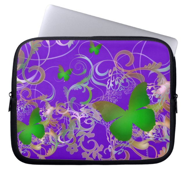 Vlinder Laptop Sleeve (Voorkant)