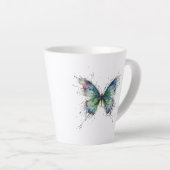 Vlinder Latte Mok (Rechterhoek)