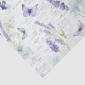 Vlinder lavendel tissuepapier (Detail)