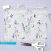 Vlinder lavendel tissuepapier (Craft)