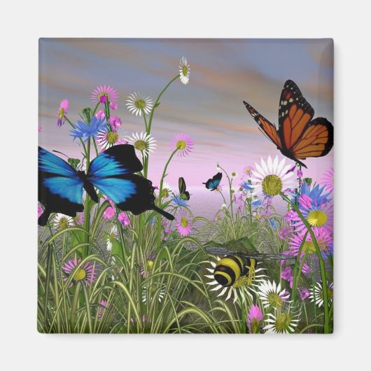 vlinder magneet (Voorkant)