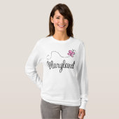  vlinder Maryland T-shirt (Voorkant volledig)