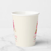 vlinder meisjes verjaardagsfeestje papieren bekers (Links)