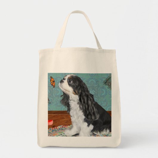 Vlinder met canvas tas voor het afdrukken van hond (Voorkant)