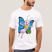 Vlinder met handtas t-shirt (Voorkant)