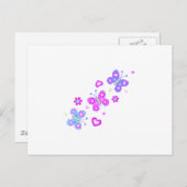 vlinder met hart briefkaart (Voorkant / Achterkant)