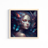 Vlinder mooi fantasy Poster Perfect Poster