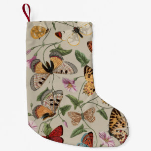 Vlinder Mot Natuur Collectie Tekening Kleine Kerstsok