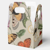 Vlinder Moth Natuur Collectie Tekening Bedankdoosjes (Geopend)