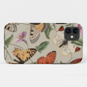 Vlinder Moth Natuur Collectie Tekening Case-Mate iPhone Case (Achterkant (horizontaal))