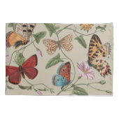 Vlinder Moth Natuur Collectie Tekening Kussensloop (Achterkant)