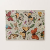 Vlinder Moth Natuur Collectie Tekening Legpuzzel (Horizontaal)