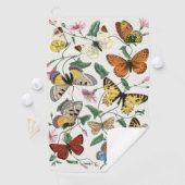  vlinder & motschilderij golfhanddoek (Insitu)