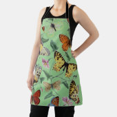 vlinder & motschilderij, lichtgroen schort (Insitu)