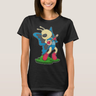 Vlinder Muzikant Gitaar Muziek T-shirt