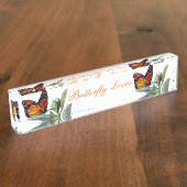  vlinder naambordje (Zijkant)