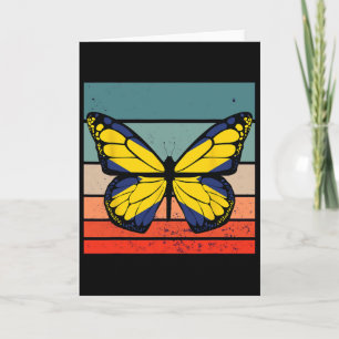 Vlinder Oekraine Vleugels Nationaal Symbool Elegan Kaart