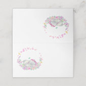 Vlinder Olifant Roze Knop (Buitenkant ongevouwen)