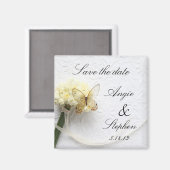 vlinder op bloemboeket , met uitzondering van de d magneet (Voorkant / Achterkant)