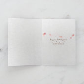 vlinder op witte puinbloem kaart (Binnen)