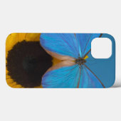 Vlinder op zonnebloem Case-Mate iPhone case (Achterkant (horizontaal))