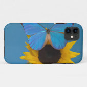 Vlinder op zonnebloem Case-Mate iPhone case (Achterkant (horizontaal))