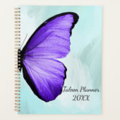 VLINDER PAARSE BLAUW PLANNER (Voorkant)
