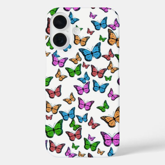  vlinder Papillon oude illustratie Case-Mate iPhone Case (Achterkant)