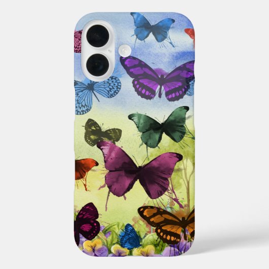  vlinder Papillon oude illustratie Case-Mate iPhone Case (Achterkant)