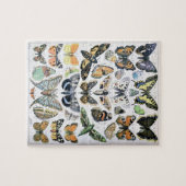  vlinder Papillon oude illustratie Legpuzzel (Horizontaal)