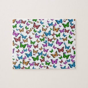  vlinder Papillon oude illustratie Legpuzzel