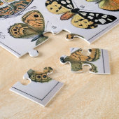  vlinder Papillon oude illustratie Legpuzzel (Zijkant)