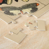  vlinder Papillon oude illustratie Legpuzzel (Zijkant)